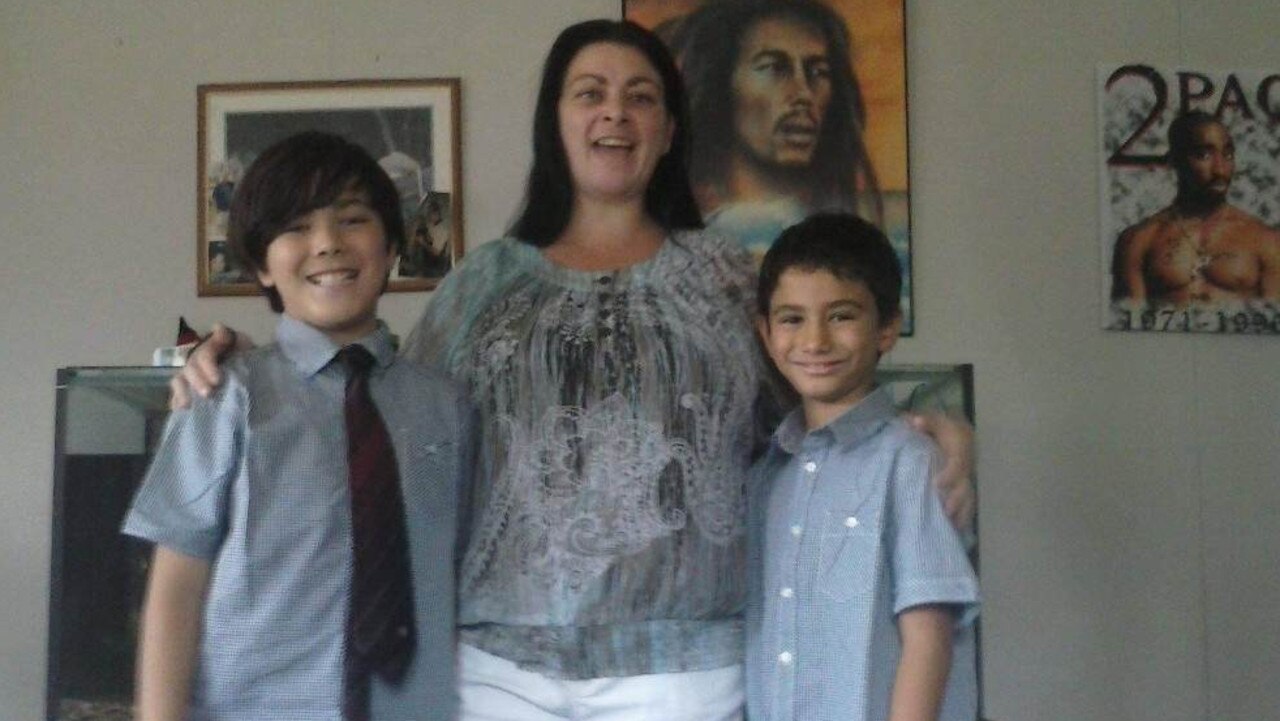 Lyn Bellis with her son's Dylan and Cameron Rippia. Picture – contributed.