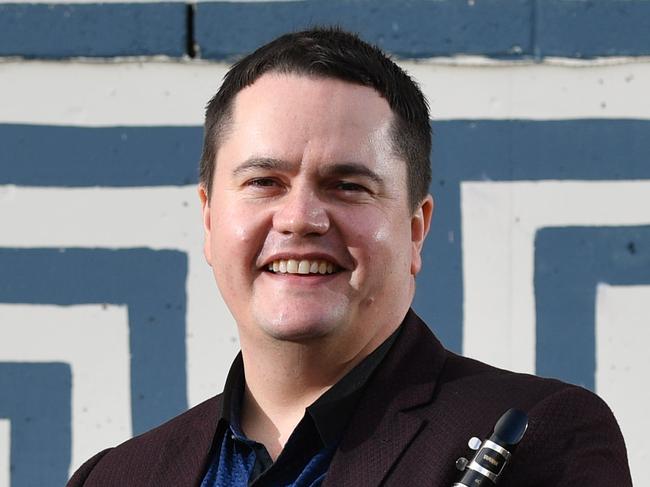 Tom Bastians poses for a photograph in the city, Adelaide on Friday the 14th of June 2019. Tom is the SA winner of the Invictus Games scholarship through the Australian Institute of Company Directors and Foundations of Directorship. He is the ASO Customer Service Manager and a Petty Officer musician in the Navy Reserve. (AAP Image/Keryn Stevens)