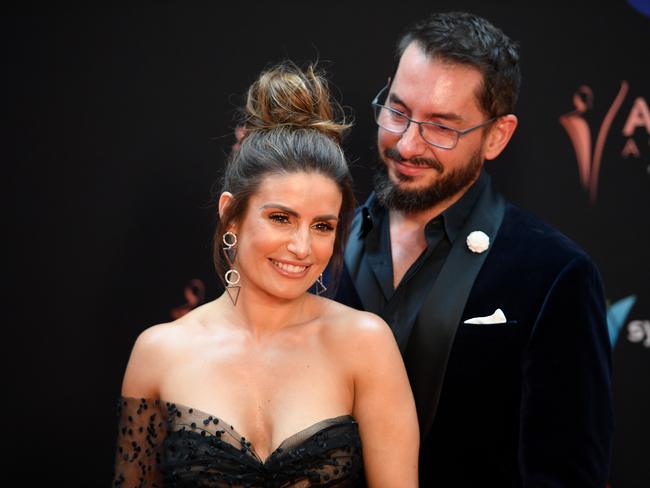 Ada Nicodemou and Adam Rigby in 2019. Picture: AAP Image/Dan Himbrechts