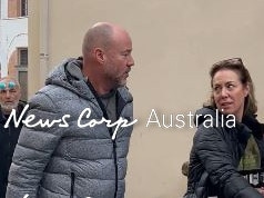 ** NETWORK SPECIAL. PLEASE CONTACT NETWORK PICTURE DESK BEFORE PUBLISHING** NO NEWS.COM, NO AUS... Luke Sayers and his wife Cate Sayers have been spotted in Lucca, Italy. PIC SOPHIE ELSWORTH