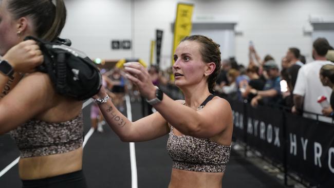 10000 athletes put their fitness to the test in a massive Hyrox competition this weekend (14-15 Dec) at Melbourne Exhibition and Convention Centre. Picture Valeriu Campan