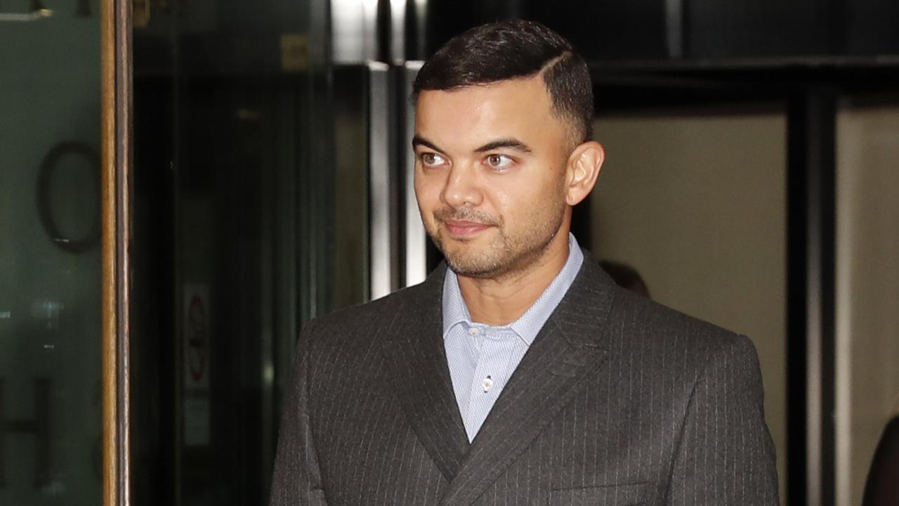 Guy Sebastian kept an eye on proceedings via audiovisual link. Picture: NCA NewsWire / Nikki Short