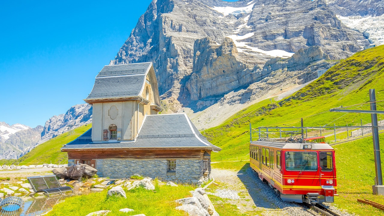 The Jungfrau railway is the highest railway line in Europe.