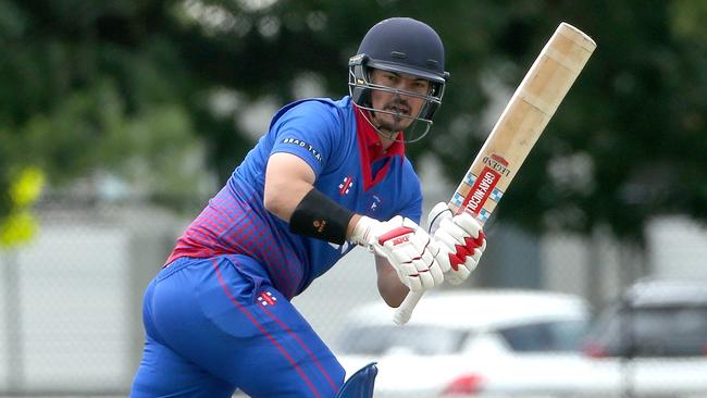 Maribyrnong Park St Mary’s wicket-taker Daniel Stavris during his time at Keilor. Picture: Hamish Blair