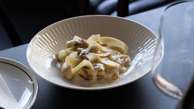 Pan-fried gnocchi with comte cream at Petite in Fortitude Valley. Picture: David Kelly