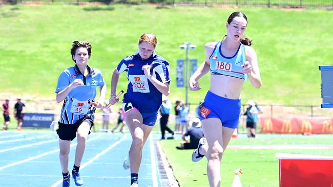 Queensland Little Athletics State Relay Championships. Saturday December 2, 2023. Picture, John Gass