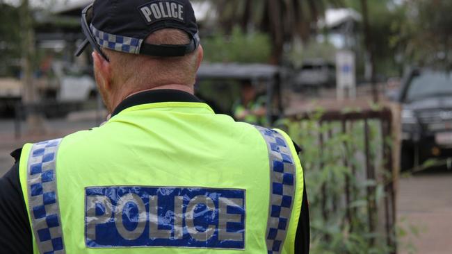 A Northern Territory Police officer in Alice Springs. Picture: Gera Kazakov. Generic NT police NTPFES