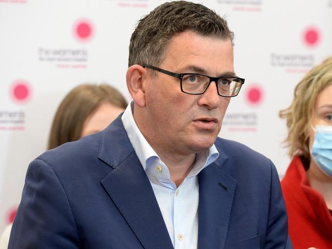 MELBOURNE, AUSTRALIA - NewsWire Photos NOVEMBER 16, 2022: Victorian Premier Daniel Andrews makes an announcement at the Royal Women's Hospital. Picture: NCA NewsWire / Andrew Henshaw