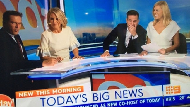 Colleagues David Campbell and Sonia Kruger react to the Stefanovic/Gardner exchange.