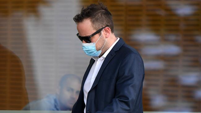 David Butler returns to the District Court in Brisbane. Picture: NCA NewsWire/Dan Peled