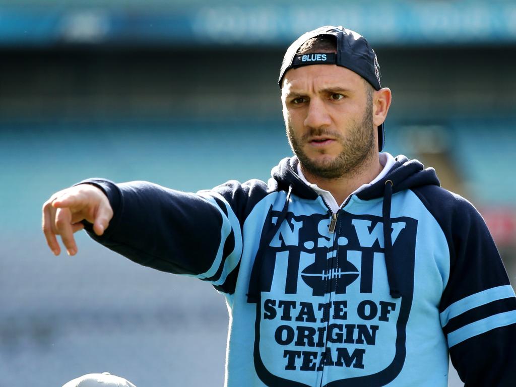 Robbie Farah once refused to participate in an State of Origin all-in media interview after spotting Bulldog among the journalists. Picture: Gregg Porteous