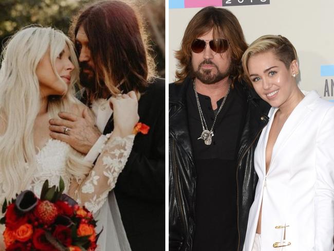 Miley Cyrus and her dad Billy Ray.