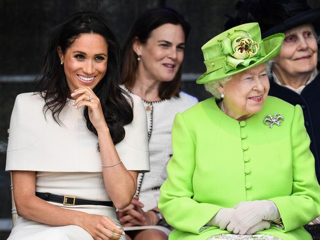 The Queen is expected to host a celebration for Meghan’s birthday. Picture: Jeff J Mitchell/Getty Images