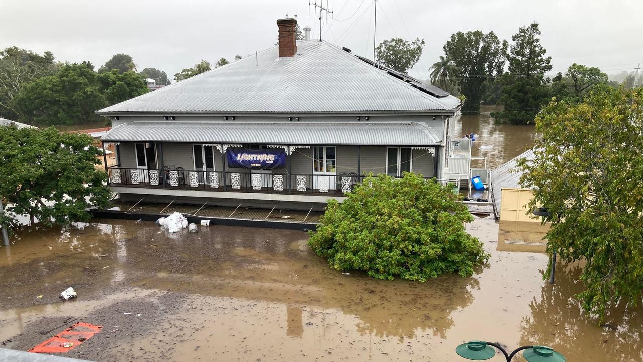 Gympie flood, Mary St, February 26. 2022