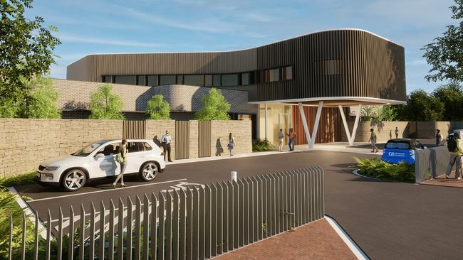 Artist impressions of a 24-bed mental health rehabilitation unit, which is being built beside Queen Elizabeth Hospital for longer stays. Picture: Cheeseman Architects