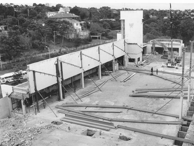 The thin facade of heritage conservation . . . the Top Dog building in July 1996. Picture Manly Daily