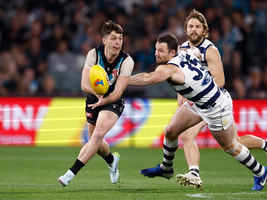 Zak Butters is expected to start against the Hawks in next weekend’s semi-final. Picture: Michael Willson/AFL Photos