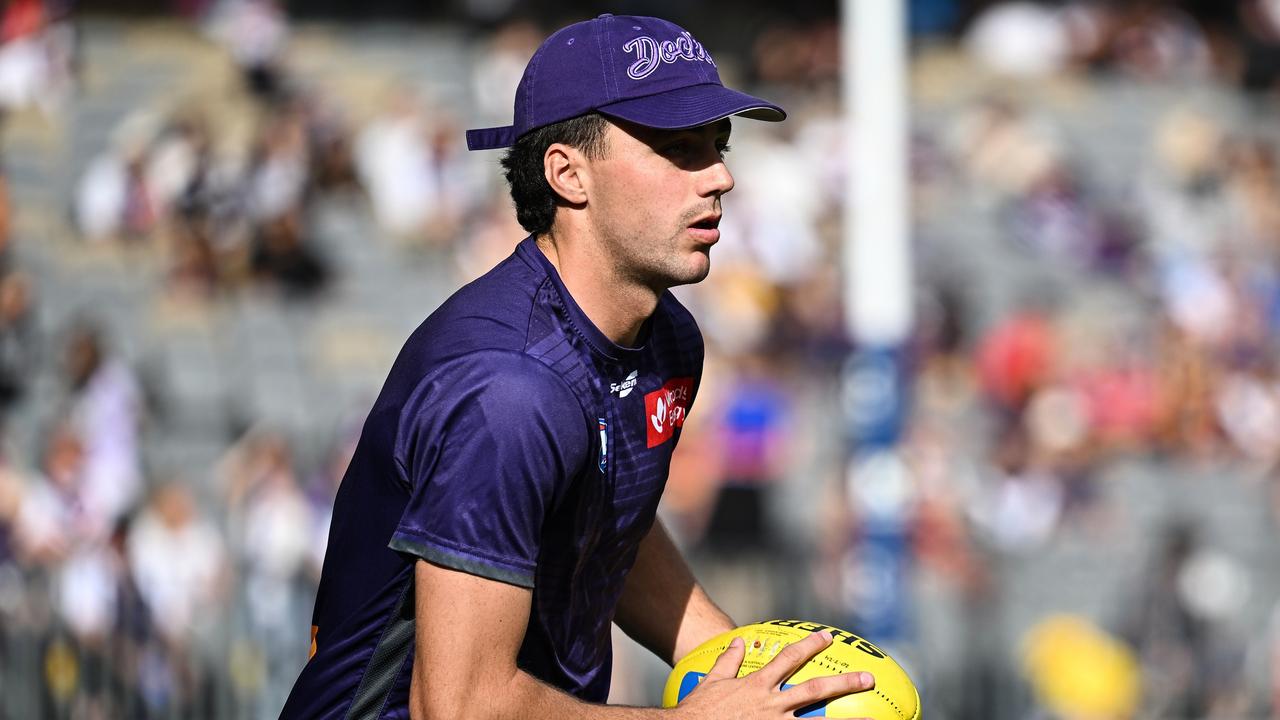 A tight tag couldn’t stop Jordan Clark. Picture: Daniel Carson/AFL Photos via Getty Images