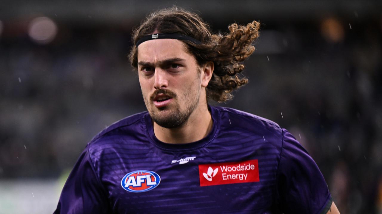 Luke Jackson is a different player in the ruck. Picture: Daniel Carson/AFL Photos via Getty Images