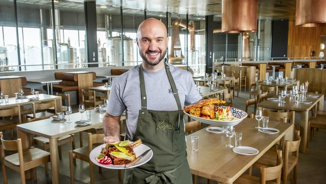 Coopers Brewery opens new visitor centre, distillery and microbrewery. Head Chef Fabio Castello. Picture: Supplied