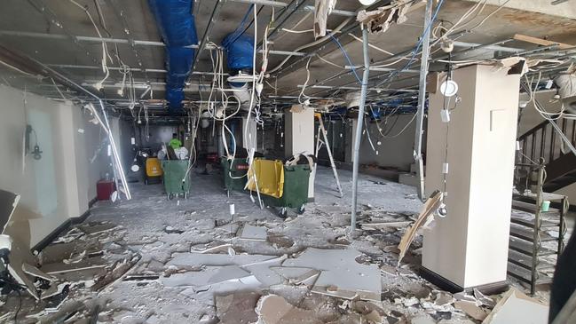 Internal demolition work at the former Austrian Beer Bar Restaurant on The Strand at Dee Why so it can be transformed into an IGA supermarket. Picture: Supplied