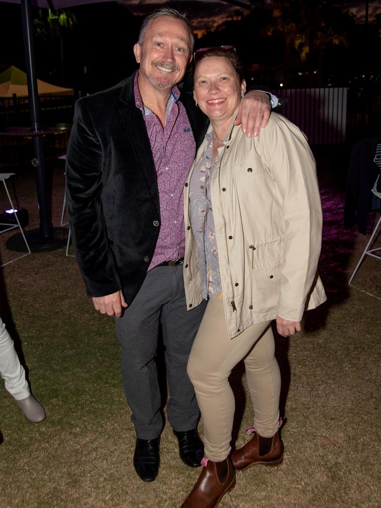 Dr Craig Layt and Tina Layt attend the launch of GAIA at HOTA. Picture: Andrew Meadowcroft.