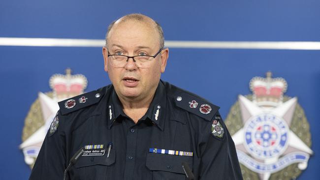 Victoria Police Chief Commissioner Graham Ashton is to serve only one term in the role. Picture: AAP