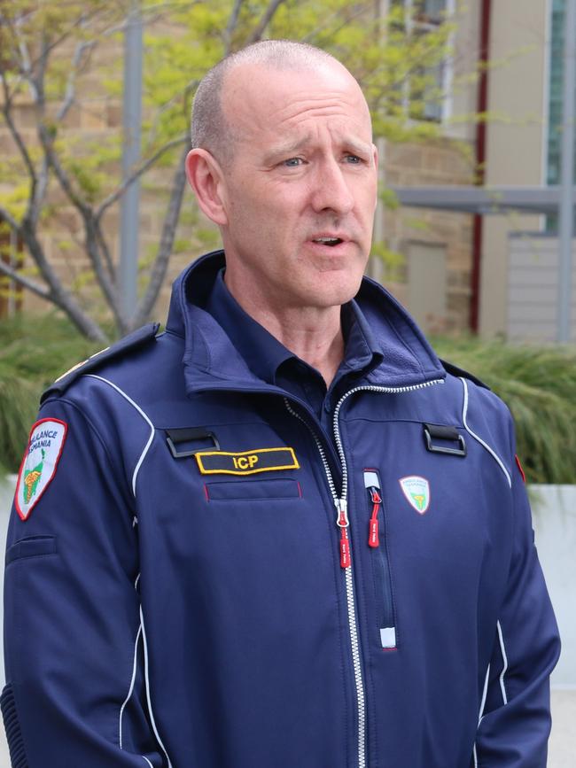 Ambulance Tasmania CEO Joe Acker.