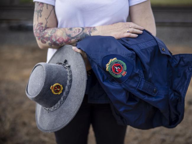 Jennifer Kaschau from Lara, Victoria, is one of the eight officers interviewed in groundbreaking new podcast series, On Guard. Picture: Nicole Cleary