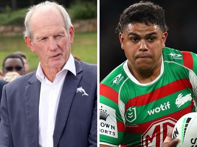 Wayne Bennett and Latrell Mitchell.