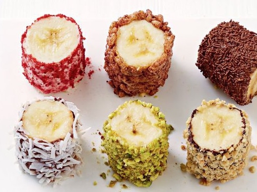 You can add a range of textures and flavours to your banana sushi.