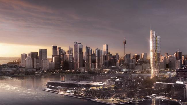 A concept image of the Ritz-Carlton tower at The Star Sydney. Picture: Supplied