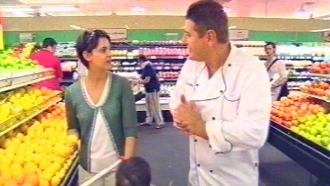 Everyone shopping in the supermarket on Surprise Chef were real people, not actors, Aristos said.