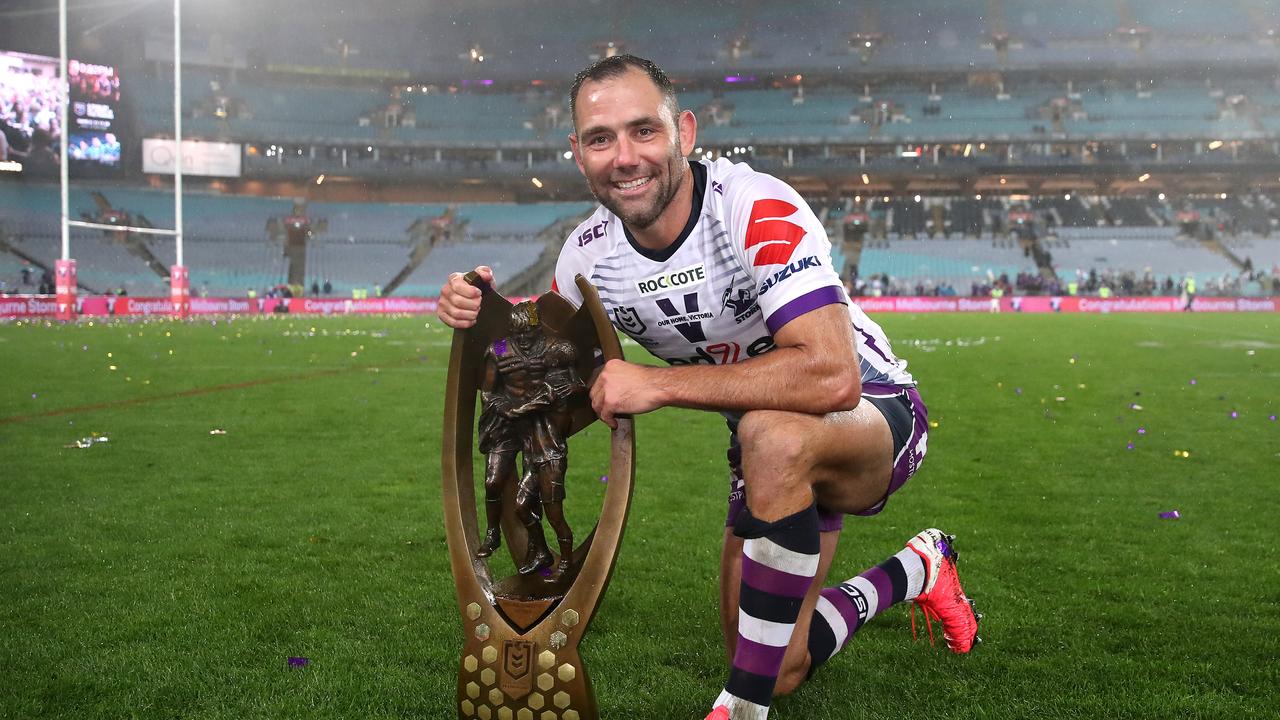 An easy choice as the Storm’s best ever hooker, Cameron Smith is arguably one of the greatest rugby league players of all time. Picture: Getty Images.