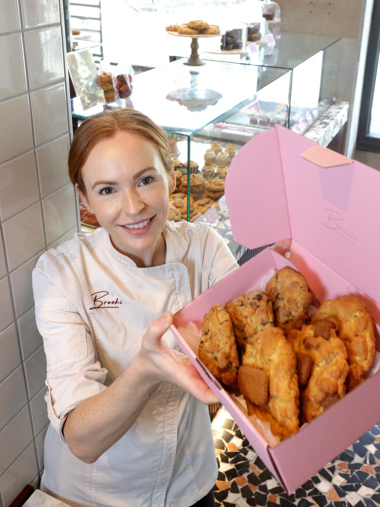 Owner of Brooki Bakehouse, Brooke Saward. Picture: Steve Pohlner