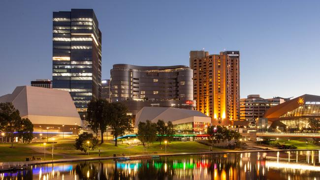 Adelaide has been named among the ‘20 Most Beautiful Cities in the World’. Picture: Brett Hartwig