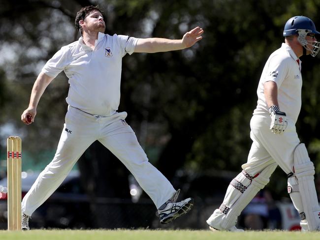 Macleod’s Daniel O’Leary in action. Picture: Mark Dadswell