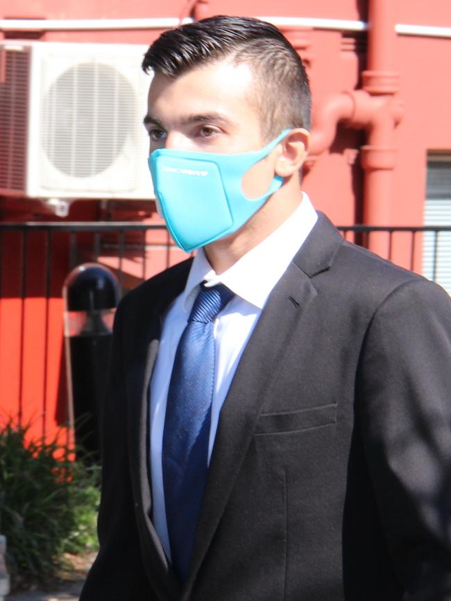 Bektasovski leaves Wollongong Court.