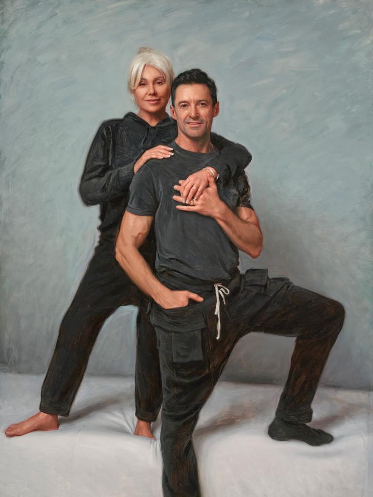 Paul Newton’s Portrait of Hugh Jackman and Deborra-Lee Furness