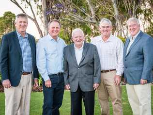 Denis, Joe, Henry, Neill and John Wagner. The Wagners have been inducted into the Queensland Business Leaders Hall of Fame.