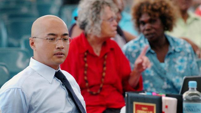 Andrew Boe at the Palm Island coronial inquest in 2005. Picture: Cameron Laird