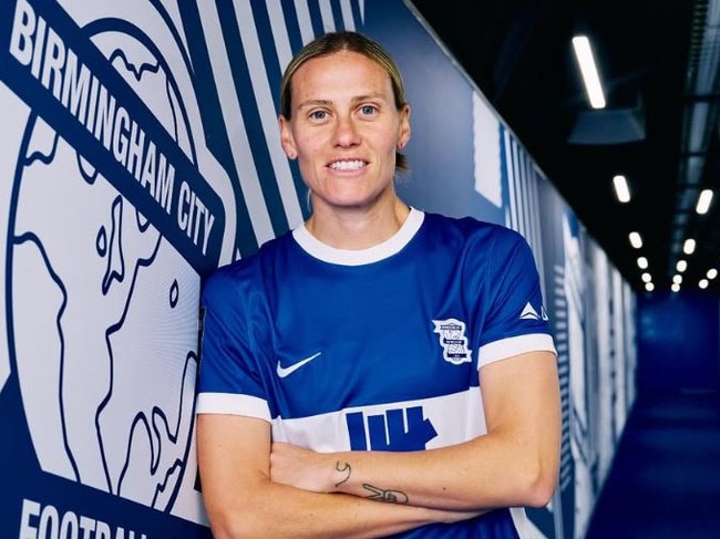 Van Egmond has made the move to WSL 2 side Birmingham City FC and is fighting for promotion to the top tier. Picture: Instagram