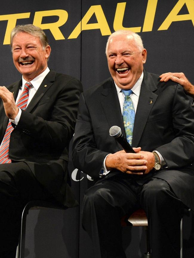 In 2013 at an America’s Cup reunion. Picture: AFP/William West