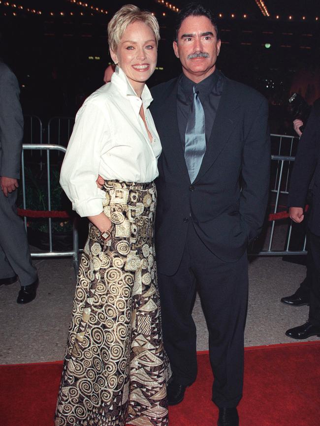 With her ex-husband Phil Bronstein in 1998.