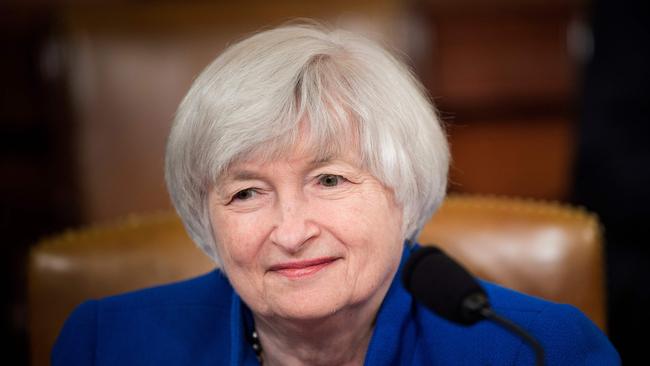 US Treasury Secretary Janet Yellen. Picture: AFP