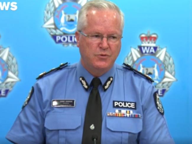 WA Police Commissioner Chris Dawson.