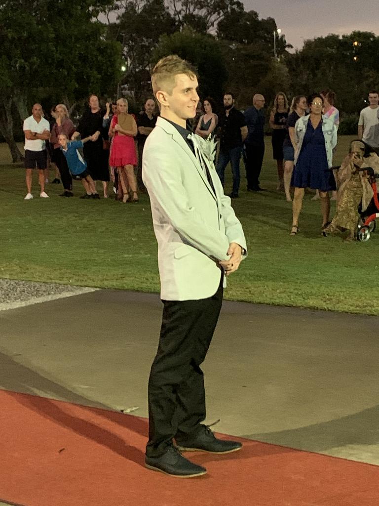 The students arrive at the St James Lutheran College formal.