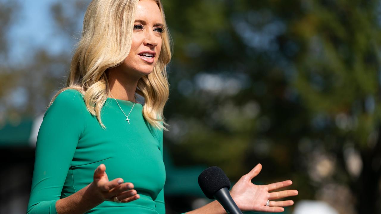 White House Press Secretary Kayleigh McEnany. Picture: Alex Edelman/AFP