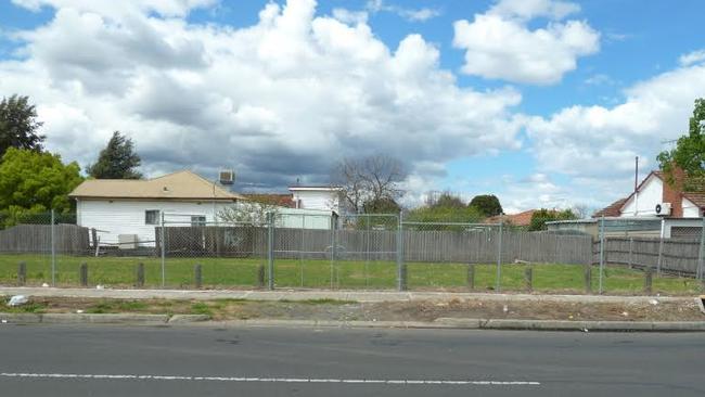 A vacant Footscray property that will have housing units installed. Picture: Supplied