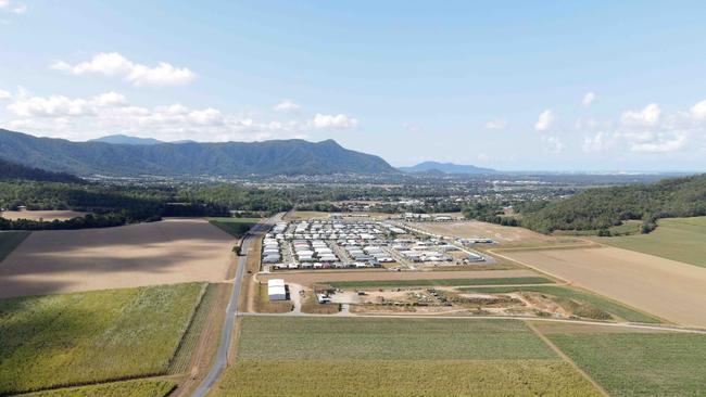 Vacant land at Mt Peter in the Cairns southern growth corridor, where the 1360 home Pinecrest estate is to be built. The existing Mt Peter Estate can be seen in the background. Picture: Brendan Radke